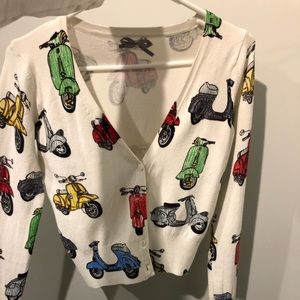 unique cropped cardigan